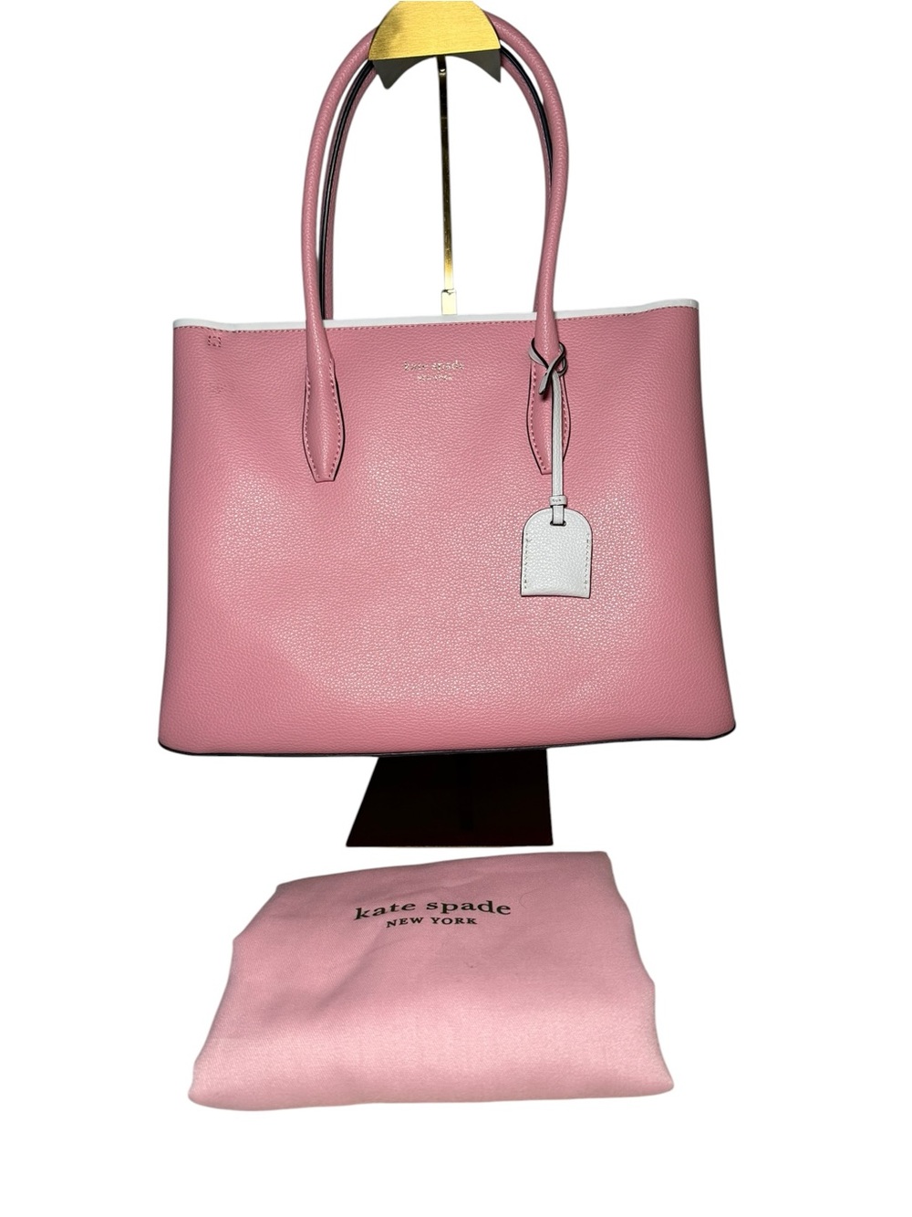 Kate Spade New York Eva Medium Top Zip Satchel in Bright Carnation